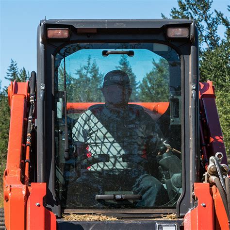 forestry door for skid steer|skid steer replacement doors.